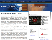 Tablet Screenshot of novarex-etichette.com